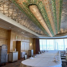 帝国ホテル　大阪の画像｜パイシーズというお部屋
カラフルなシャンデリアが印象的です。
高層階で見晴らしも良かったです。