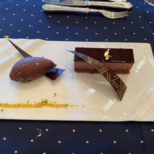 帝国ホテル　大阪の画像｜チョコレートの味が濃い美味しいデザートでした。