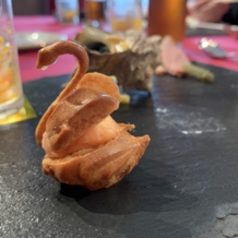 グランラセーレ　シエロの画像｜縁起良く鶴に象られた料理
美味しさも◎