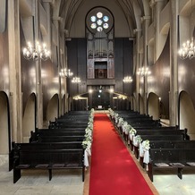 マリエール山手(セント・リージェンツ大聖堂)の画像|スタンドグラス側からの景色です