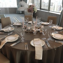 ホテルメトロポリタン盛岡　ＮＥＷ　ＷＩＮＧの画像｜模擬披露宴のテーブルコーディネート