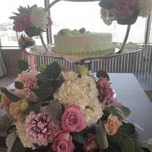 ホテルメトロポリタン盛岡　ＮＥＷ　ＷＩＮＧの画像｜模擬披露宴の装花とケーキ