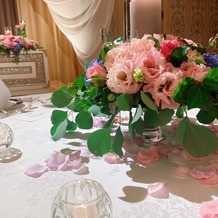 リーガロイヤルホテル広島の画像｜披露宴会場のゲストテーブル