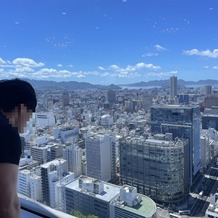 リーガロイヤルホテル広島の画像｜見学した際の会場からの眺めです。
景色がとっても綺麗でした！