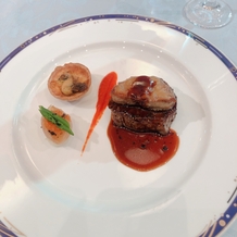 浦安ブライトンホテル東京ベイの画像｜フォアグラにヒレ肉も柔らかくとても美味しかったです。