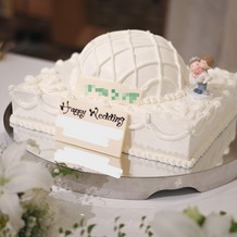 東京ドームホテルの画像｜東京ドームホテルらしいウエディングケーキでとっても満足でした。