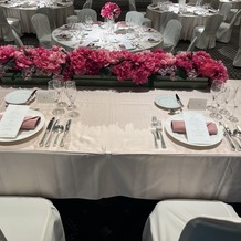 東京ドームホテルの画像｜メインテーブル