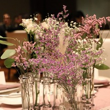 Ｍａｎｄａｒｉｎ　Ｐｏｒｔ（マンダリンポルト）の画像｜テーブルのお花