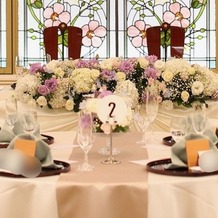 明治神宮・明治記念館の画像|テーブルナンバーは指定しなかったら置いてくれていました。