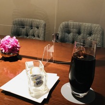 ウェスティンホテル東京の画像｜説明時に頂いた
アイスコーヒー