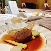 ウェスティンホテル東京の画像｜18,000円のプランのお肉料理です。