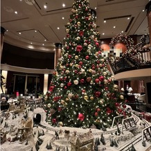 ウェスティンホテル東京の画像｜クリスマス時期なので、とても豪勢なツリーに目を奪われました。