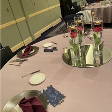 ウェスティンホテル東京の画像｜テーブルのお花は通常のスタイルではなくこのようなオリジナルの飾りもできます。