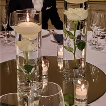 ウェスティンホテル東京の画像｜テーブル上の装上