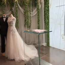 FRIGERIO（フリジェリオ）の画像｜挙式会場に展示されていたオリジナル衣装