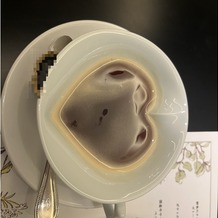 ウェディングスホテル・ベルクラシック東京の画像｜コーヒーカップはハート型でした