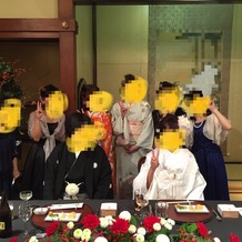 太閤園の画像｜披露宴会場での集合写真