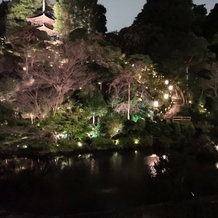 ホテル椿山荘東京の画像｜庭園（夜景）