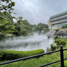 ホテル椿山荘東京の画像｜緑たっぷりの広いお庭です。雲海を見れました。