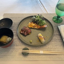 ホテル椿山荘東京の画像｜試食なのでワンプレートになってます