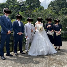 ホテル椿山荘東京の画像｜挙式後庭園で撮影