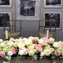 ヒカリフルコート高崎の画像｜新郎新婦のテーブル装花