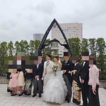 ホテルグランヴィア広島の画像｜親族の集合写真