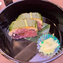 ホテルグランヴィア広島の画像｜穴子の押し寿司とっても美味しかったです