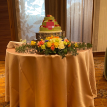 奈良ホテルの画像｜抹茶のケーキを希望
形も希望が出せます