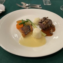 奈良ホテルの画像｜試食会でのメイン料理