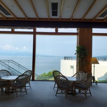 RESORT ISLAND PASSAGE KINKAI（パサージュ琴海）の画像｜ロビー。当日はここら辺に受付を置いてもらいました！