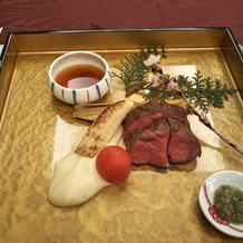 大阪天満宮の画像｜披露宴の料理です