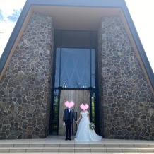 GARDEN　WEDDING　ARCADIA　KOKURA（ガーデンウェディング・アルカディア小倉）の画像｜チャペル入り口