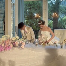 Wedding World ARCADIA SAGA（ウェディングワールド・アルカディア佐賀）の画像｜どちらかと言うと自分が綺麗目の方なので
メインは可愛くチュールを入れてお花にはピンクにしました！