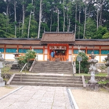 大原野神社の画像｜緑に囲まれた本殿
