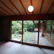 大原野神社の画像｜控室から見えるお庭