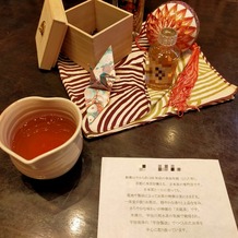 響 風庭 赤坂（HIBIKI）の画像｜ウェルカムドリンクでほうじ茶をいただきました。