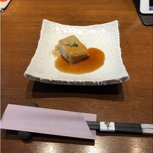 響 風庭 赤坂（HIBIKI）の画像｜このお豆腐がすごく有名だそうです。