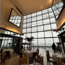 RESTAURANT LUKE with SKY LOUNGE（レストラン ルーク ウィズ スカイラウンジ）の画像｜天井が高く開放的