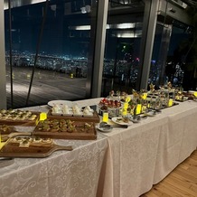 RESTAURANT LUKE with SKY LOUNGE（レストラン ルーク ウィズ スカイラウンジ）の画像｜デザートはスイーツビュッフェにしてもらい、好評でした。