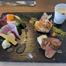 SCAPES THE SUITE（スケープス ザ スィート）の画像｜フェアでの試食料理。お洒落で美味しい。