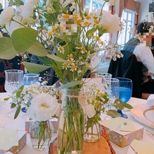 迎賓館　サクラヒルズ川上別荘の画像｜ゲストテーブル装花