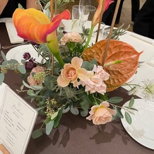 麻布迎賓館の画像｜ゲストテーブルの装花