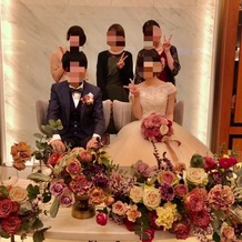 アーフェリーク白金の画像｜披露宴会場にて集合写真