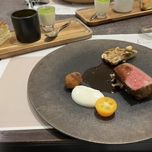 アーククラブ迎賓館　新潟の画像｜フェアで出された前菜とメインのお肉