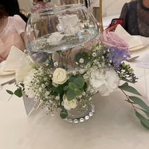 アーヴェリール迎賓館　岡山の画像｜ゲストテーブル装花