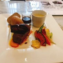 ベイサイド迎賓館　鹿児島の画像｜試食会のワンプレートのフランス料理