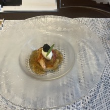 アクアテラス迎賓館 &nbsp;新横浜の画像｜試食のオマール海老で春をイメージしたお料理