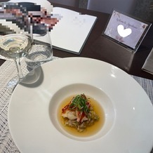 アクアテラス迎賓館 &amp;nbsp;新横浜の画像｜試食したオマール海老、とてもおいしかったです！
白ワインもとても飲みやすかったです！