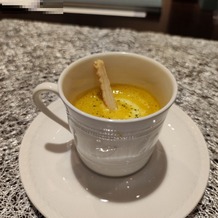 ベイサイド迎賓館　静岡の画像｜試食用のスープ
